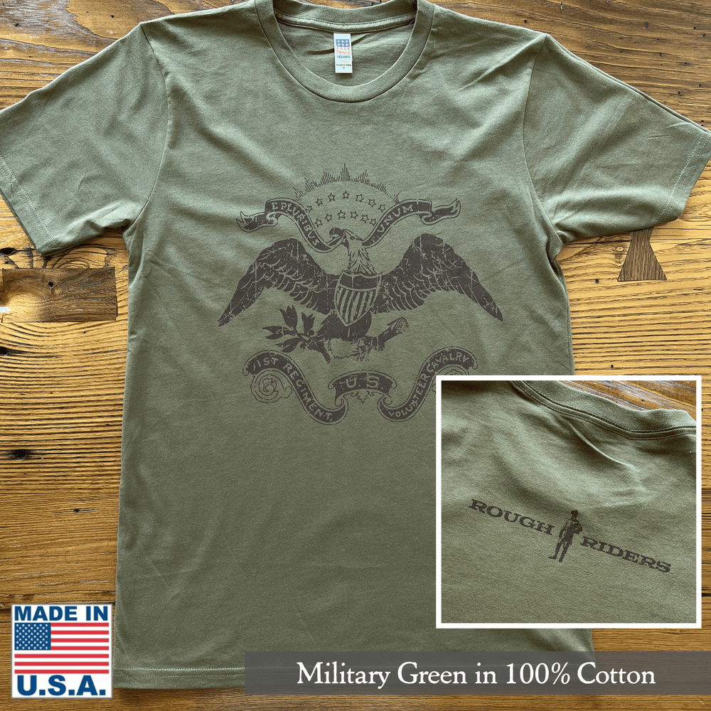 Teddy Roosevelt "Rough Riders" Shirt in Military Green, from the History List Store