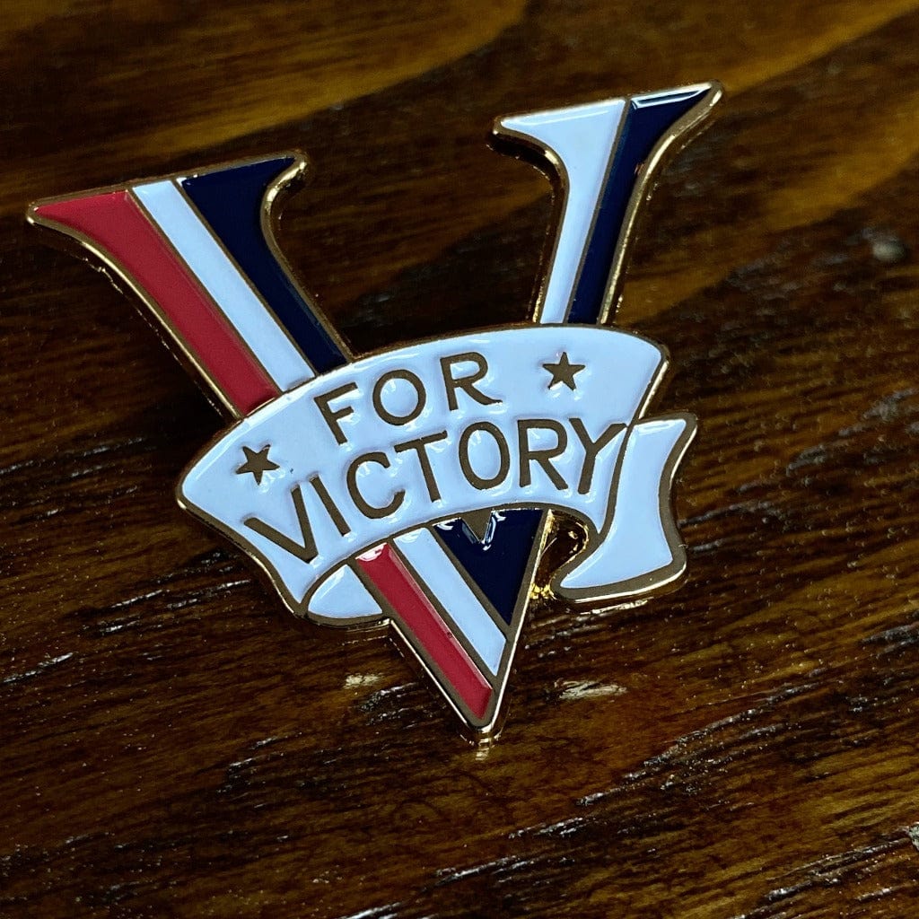 "V for Victory" Pin from the History List Store