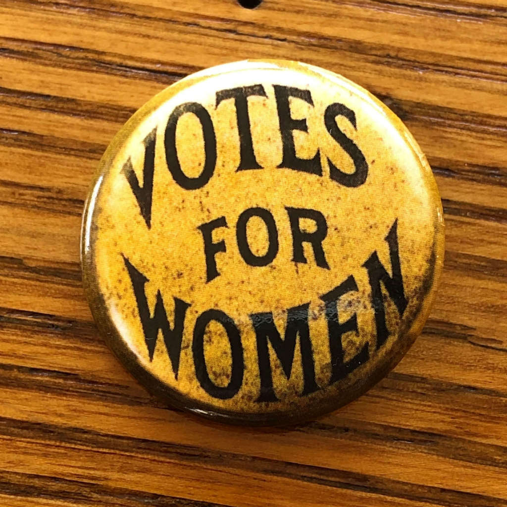 "Votes for Women" Round Sticker from The History List Store