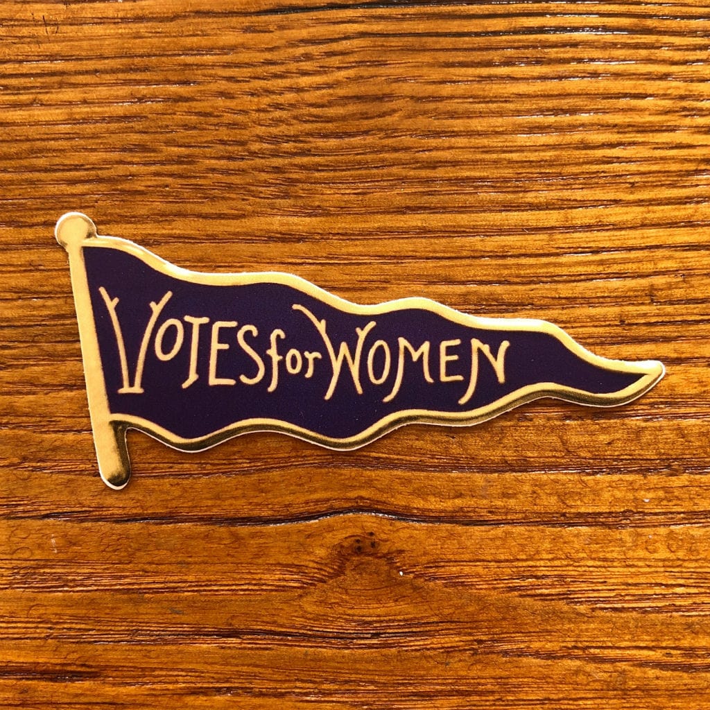"Votes for Women" Sticker - Purple from The History List Store