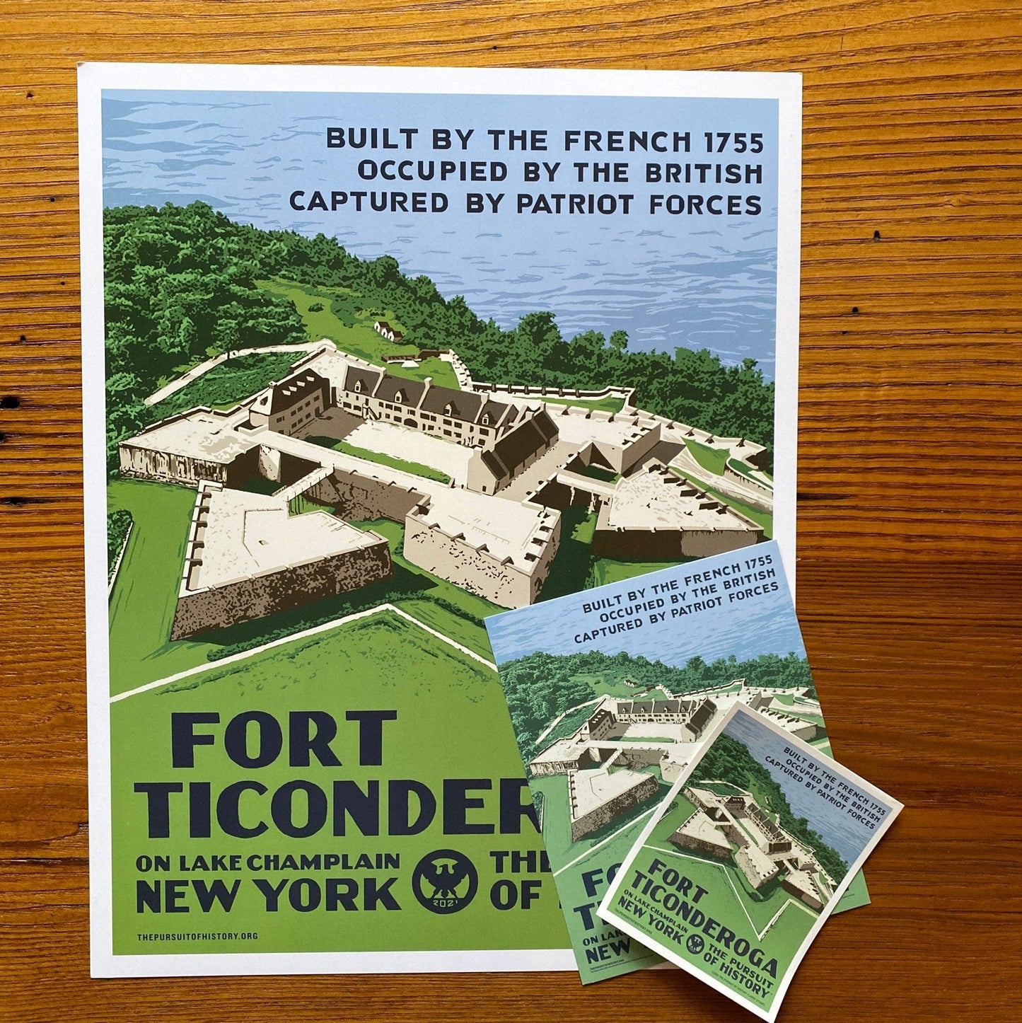 Fort Ticonderoga Prints from the History List Store