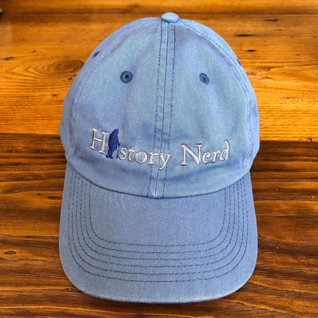 Embroidered "History Nerd" with Ben Franklin cap - Indigo from The History List Store