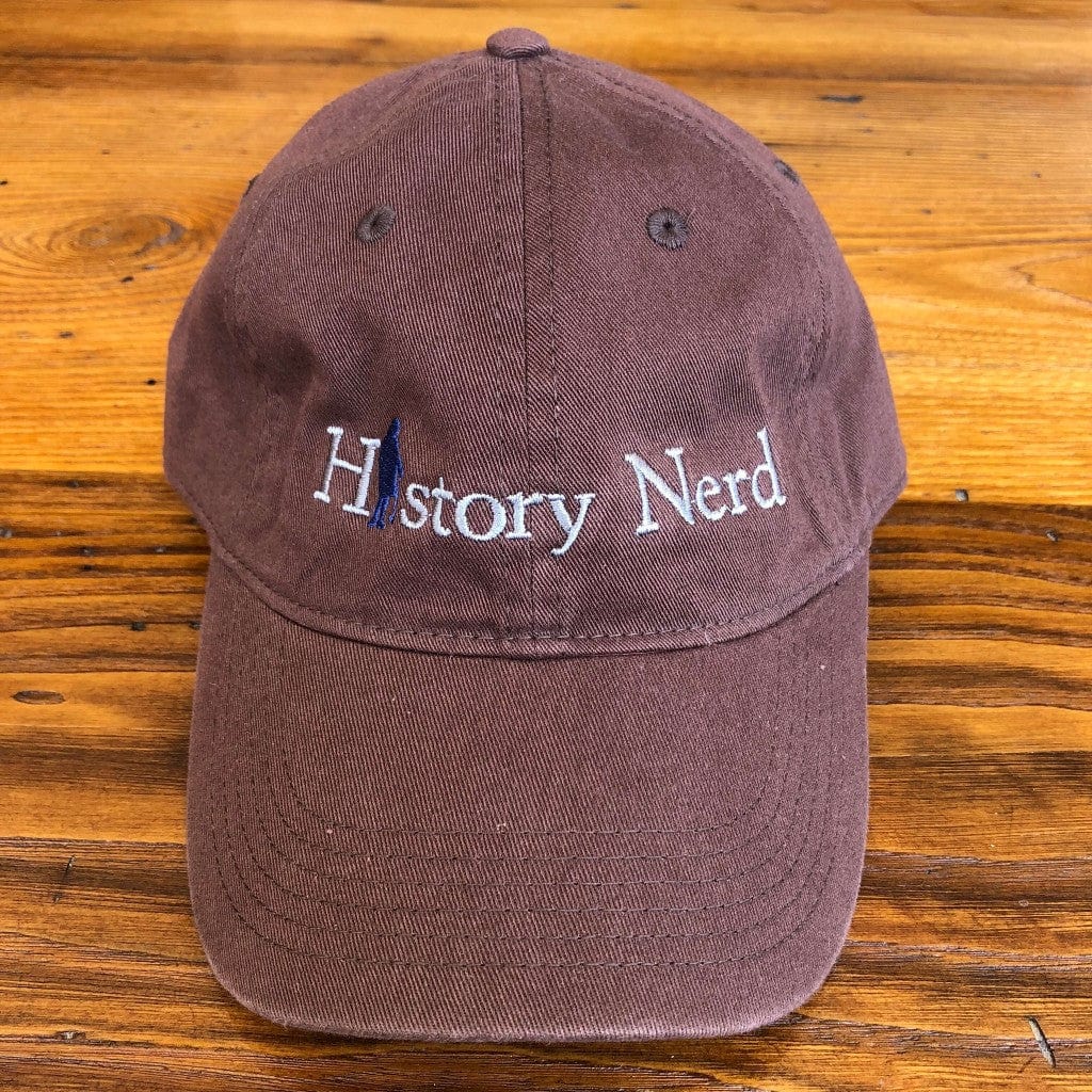 Embroidered "History Nerd" with Ben Franklin cap - Java from The History List Store