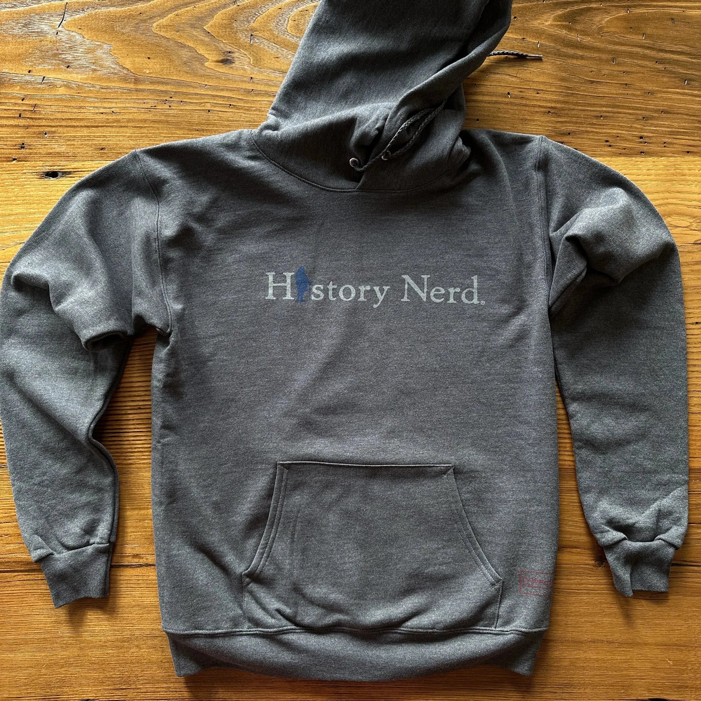 HISTORY NERD® Pullover sweatshirt with Ben Franklin in Charcoal grey from The History List store