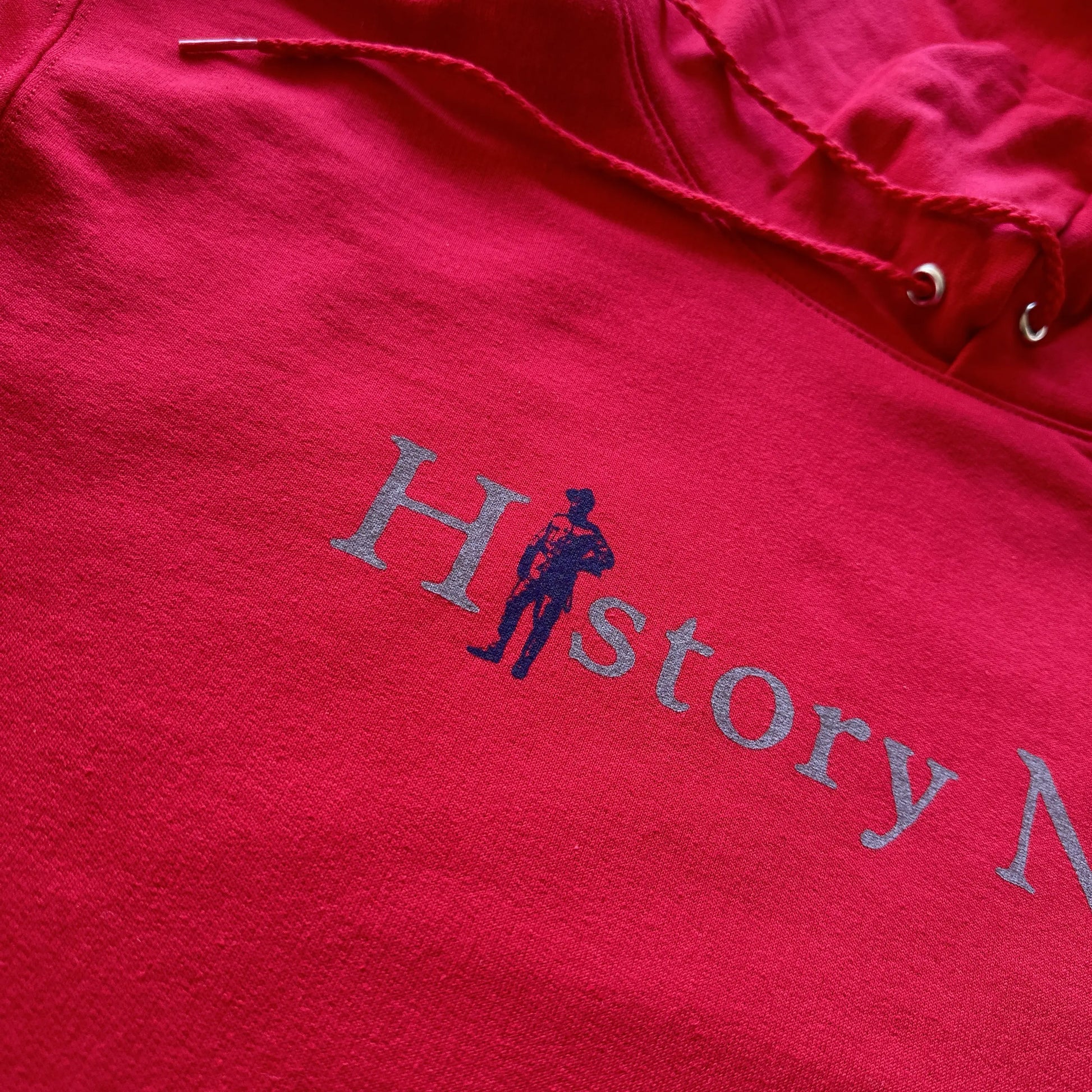 Close-up of HISTORY NERD® with Teddy Roosevelt - Hooded sweatshirt from The History List store