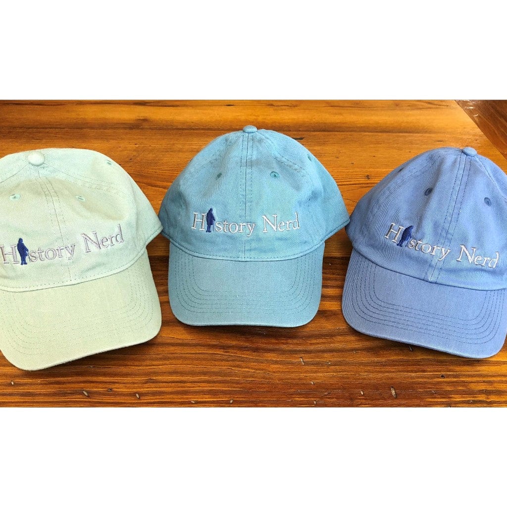Embroidered "History Nerd" with Ben Franklin cap - Bluegrass from The History List Store