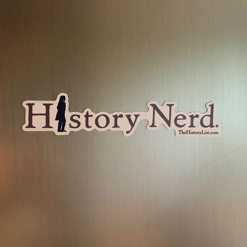 "History Nerd" Magnet with Thomas Jefferson from The History List Store