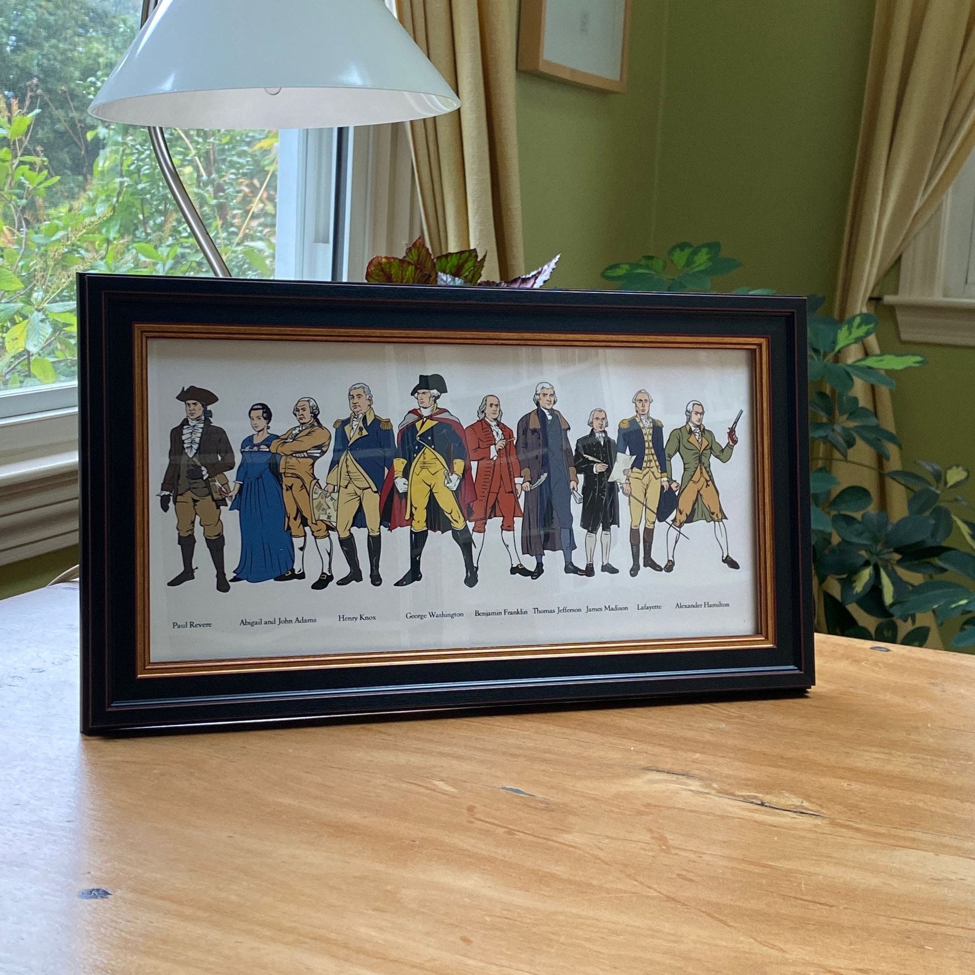 Framed Print— Ten "Revolutionary Superheroes" as a small poster from the History List Store