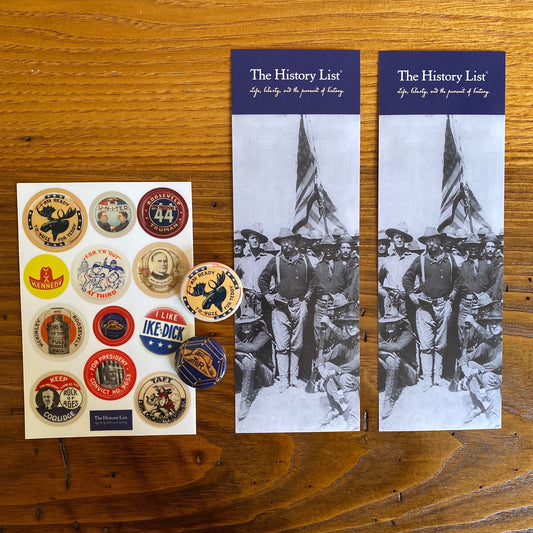 Teddy Roosevelt Historical Presidential Campaign Pack (Save $4.96)