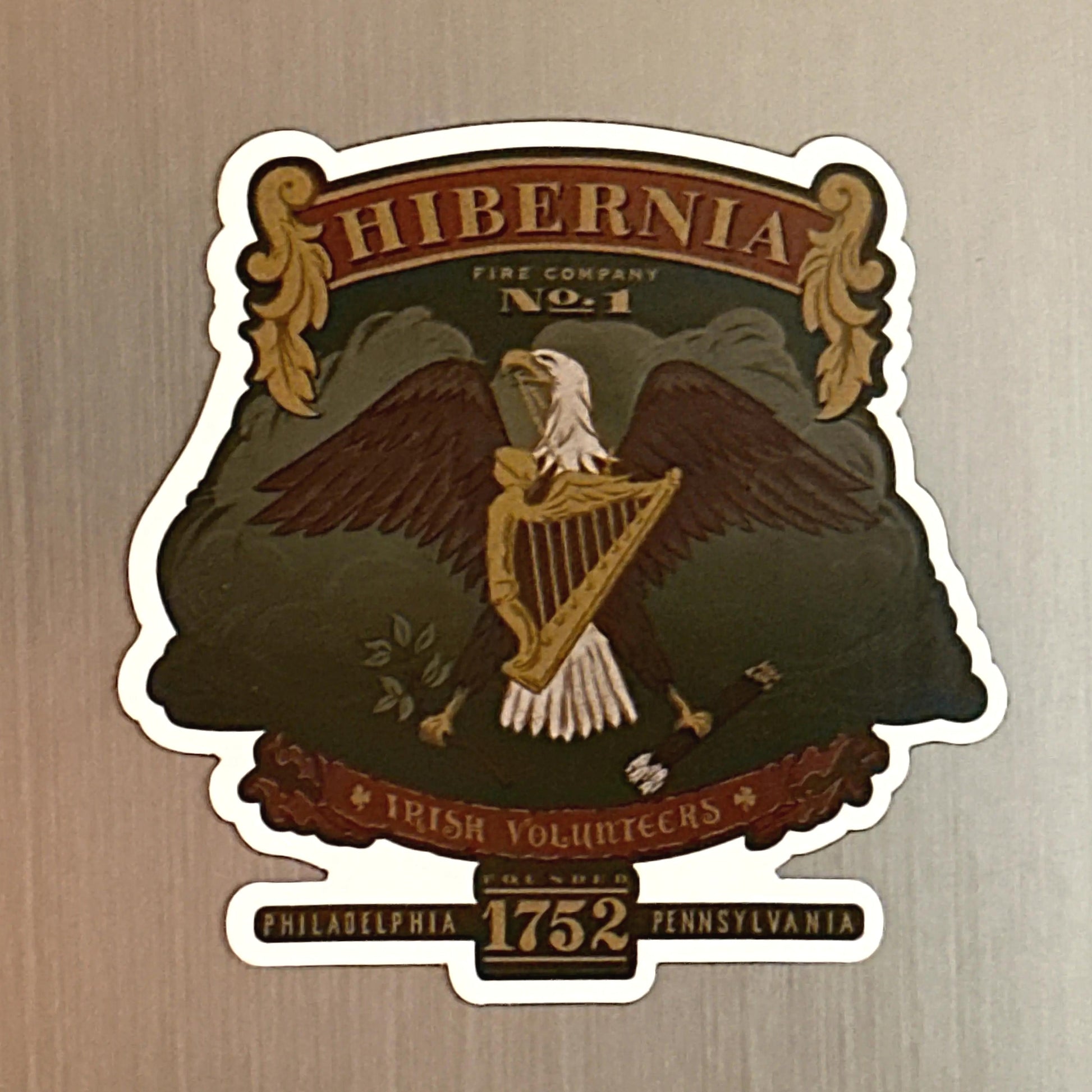 Irish Volunteers - Hibernia Fire Company Magnet from The History List store