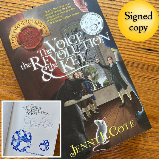 "The Voice, the Revolution, and the Key" – Signed by the author, Jenny L. Cote