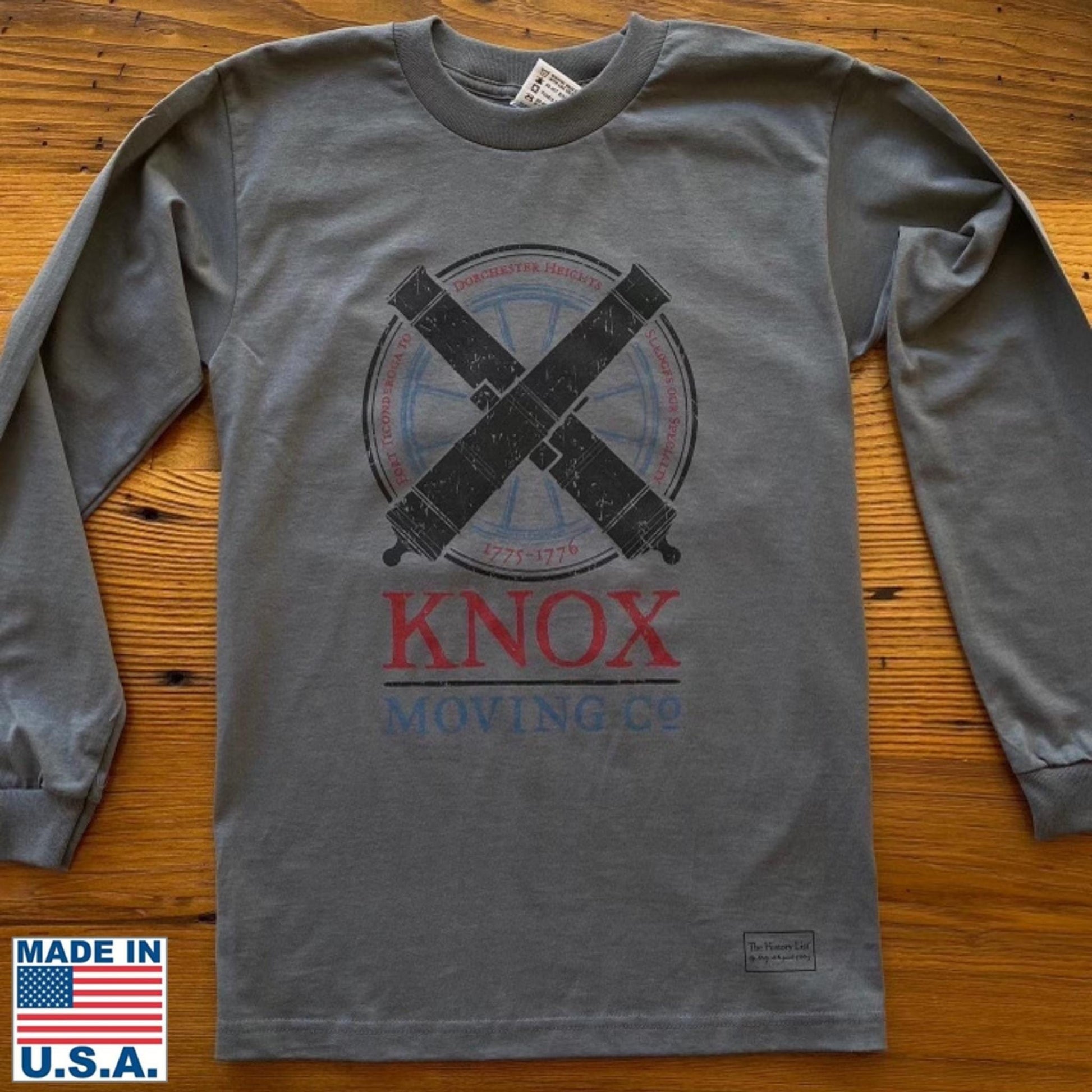 "Knox Moving Co." Long-sleeved shirt from the history list store