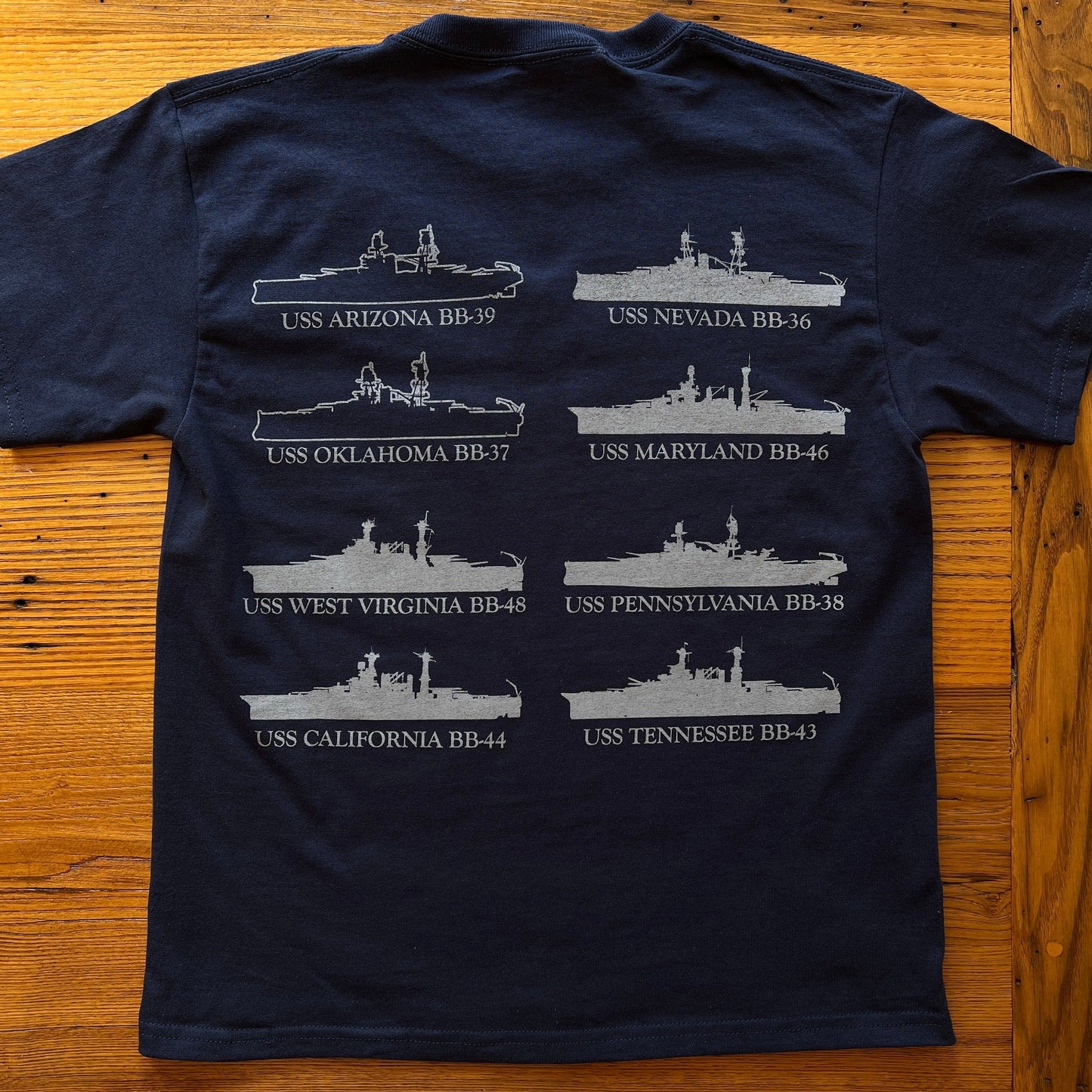 Pearl Harbor “Battleship Row” Shirt in Youth sizes