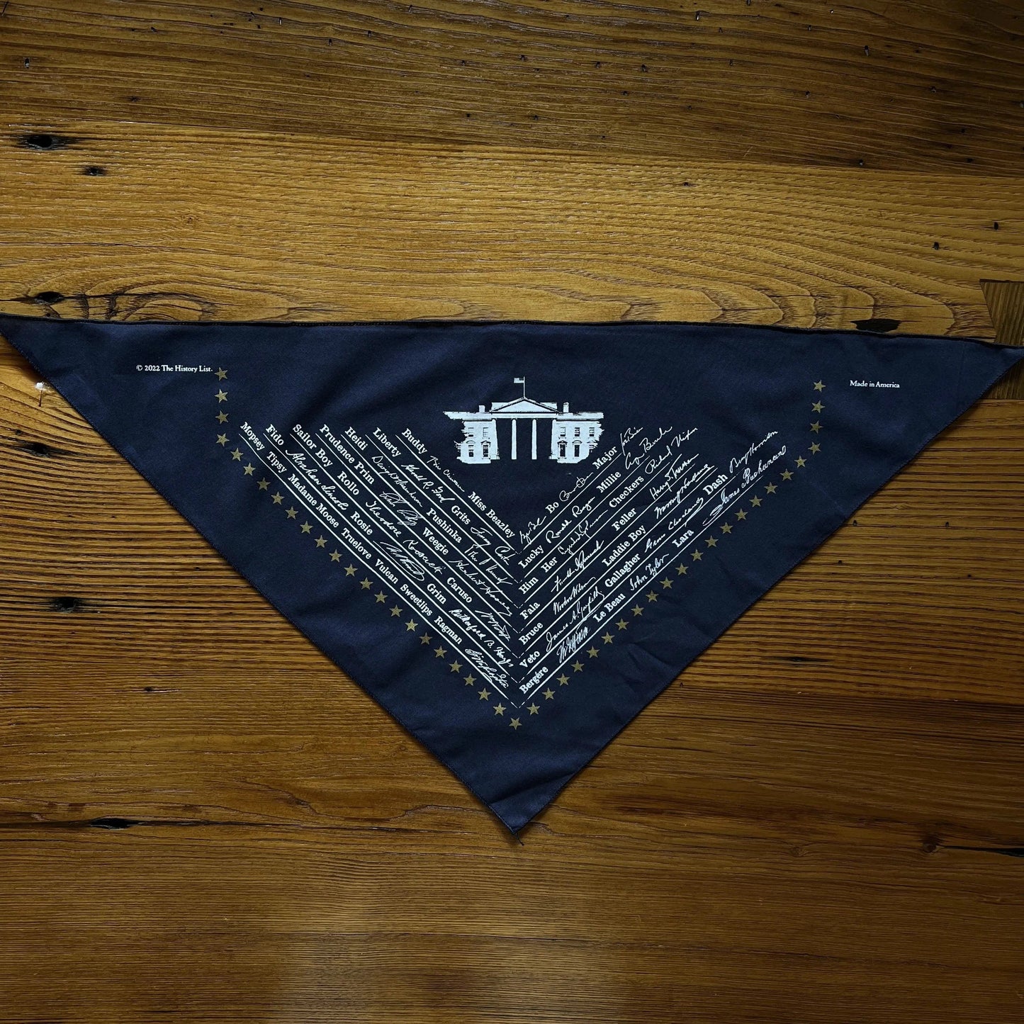 Presidential Dog Bandana — Made in the USA