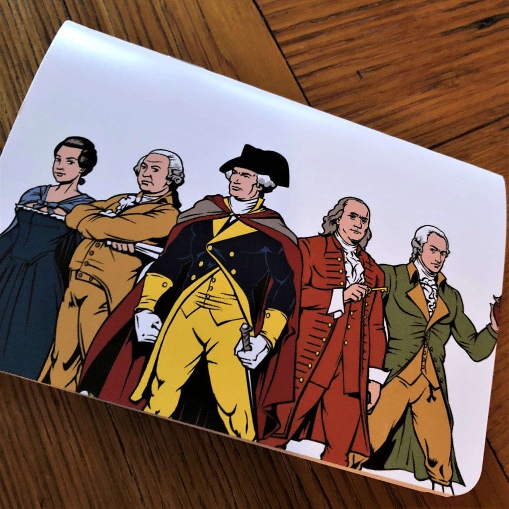 "Revolutionary Superheroes" Pocket notebooks from The History List Store