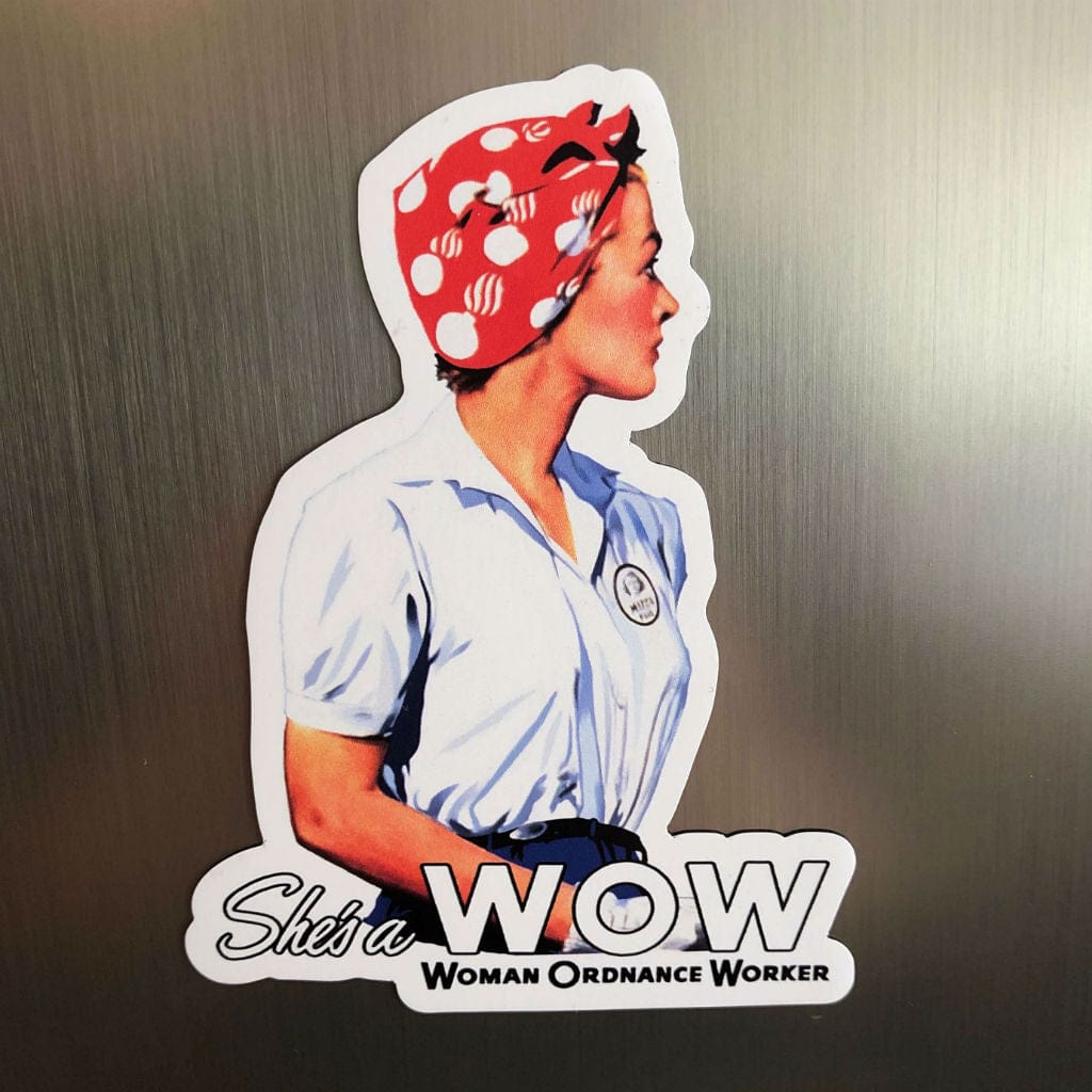 "She's a W.O.W." Magnet from The History List Store