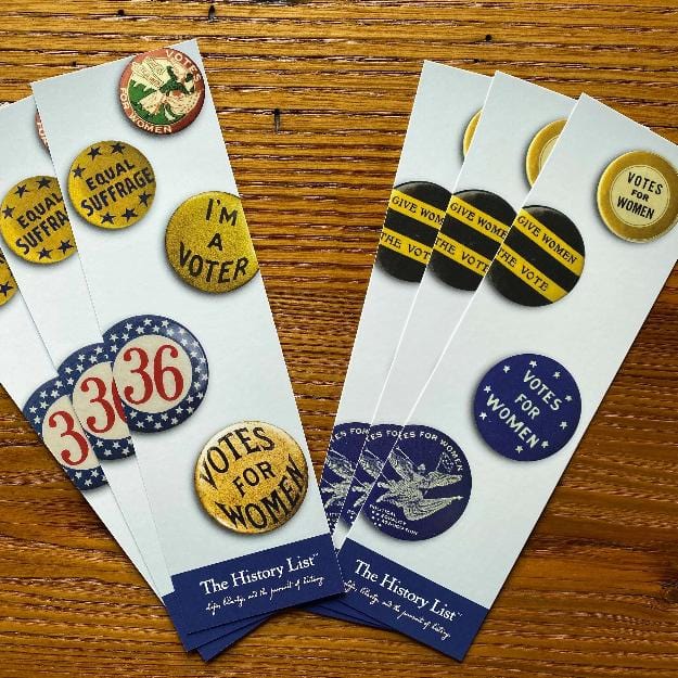 Suffrage Campaign Bookmark from The History List Store
