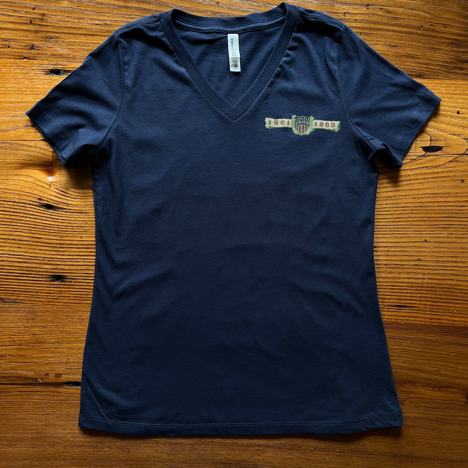 Front of "The Army of the Potomac" Women's V-neck shirt from The History List store