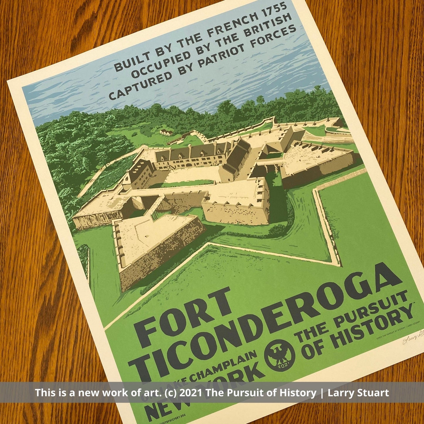 Fort Ticonderoga limited edition print — Signed and numbered — Only 200 printed