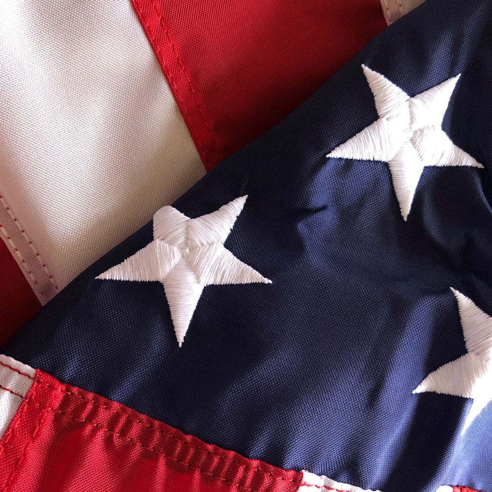 Close-up American Flag flown over Historic Lexington Battle Green from The History List Store