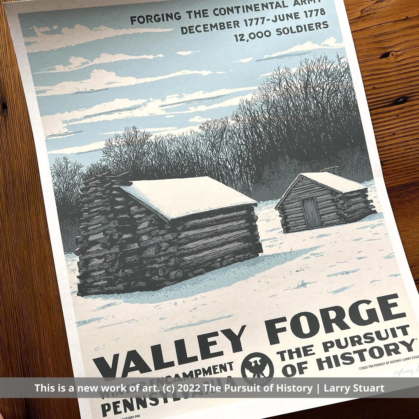 Valley Forge limited edition print — Signed and numbered — Only 200 printed
