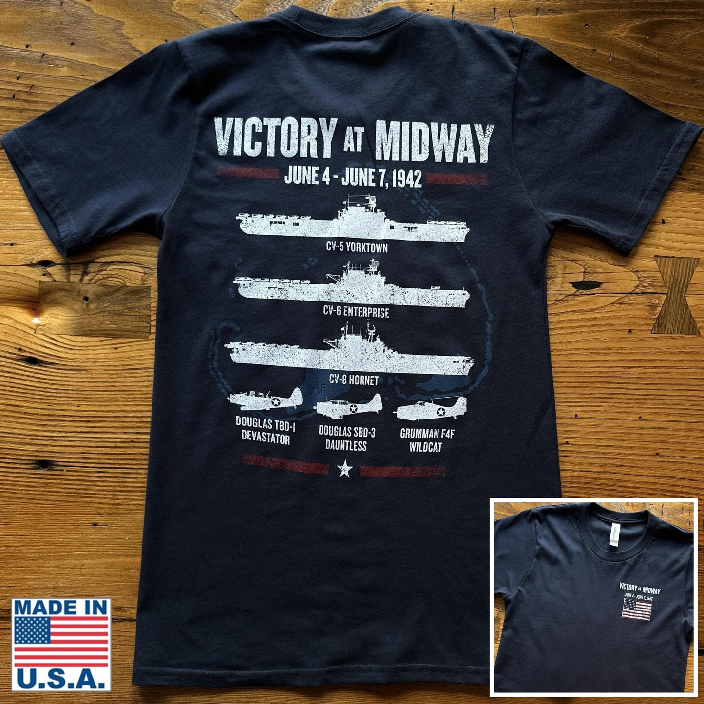 Victory at Midway Shirt | Shirt for Military History Lovers