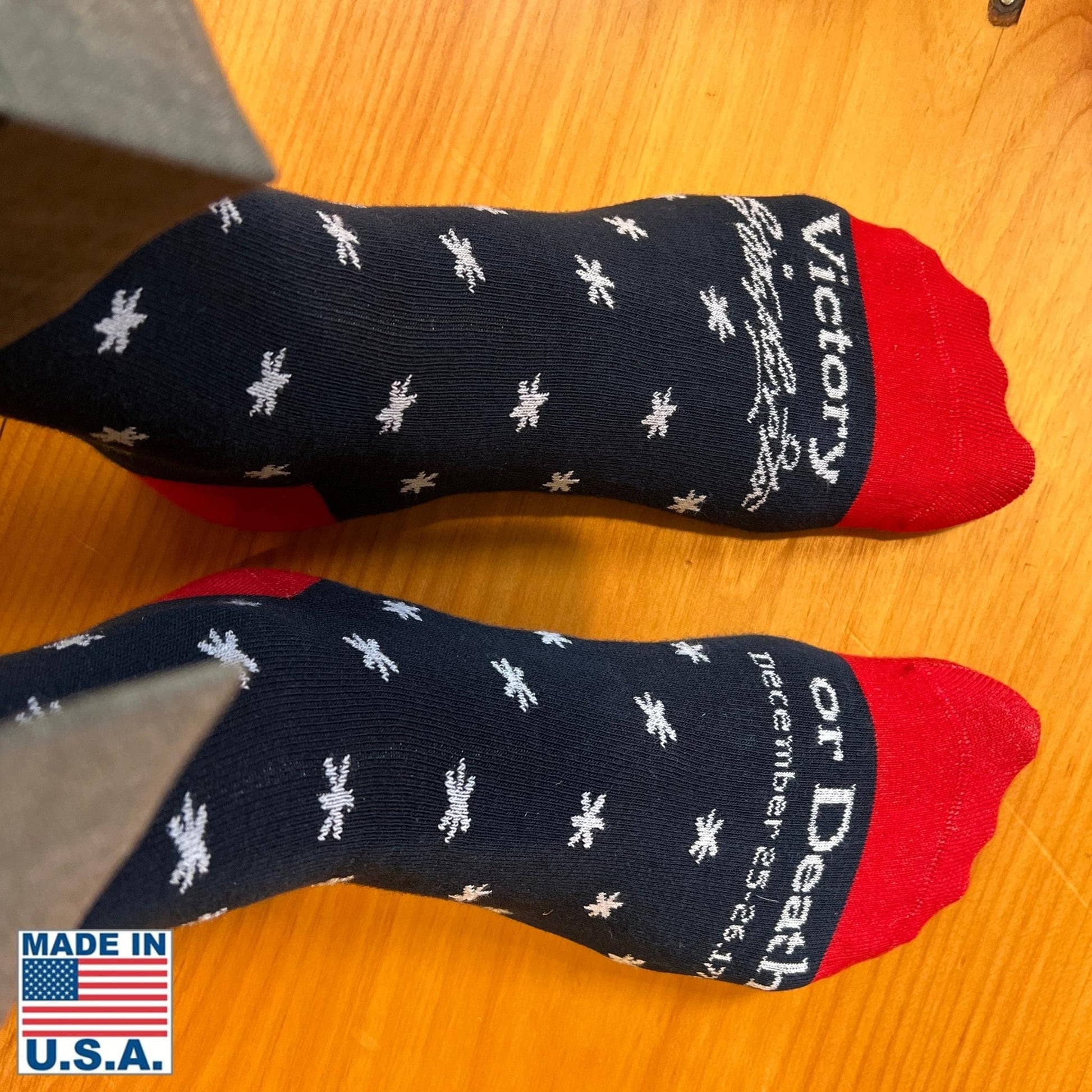 "Victory or Death" Socks — Made in USA from The History List store when worn