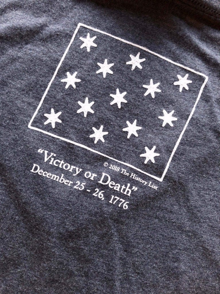 "Victory" V-neck shirt - Vintage navy from The History List Store