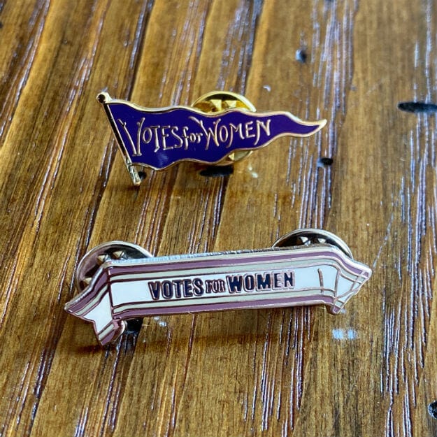 "Votes for Women" Sash pin from The History List Store