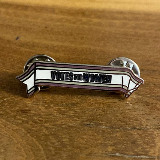 "Votes for Women" Sash pin from The History List Store