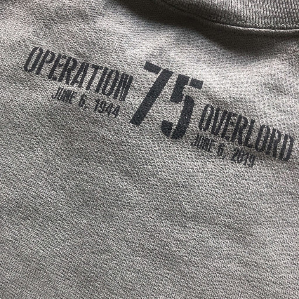 "History Nerd" crewneck sweatshirt with WWII Paratrooper - 75th Anniversary of D-Day from The History List Store